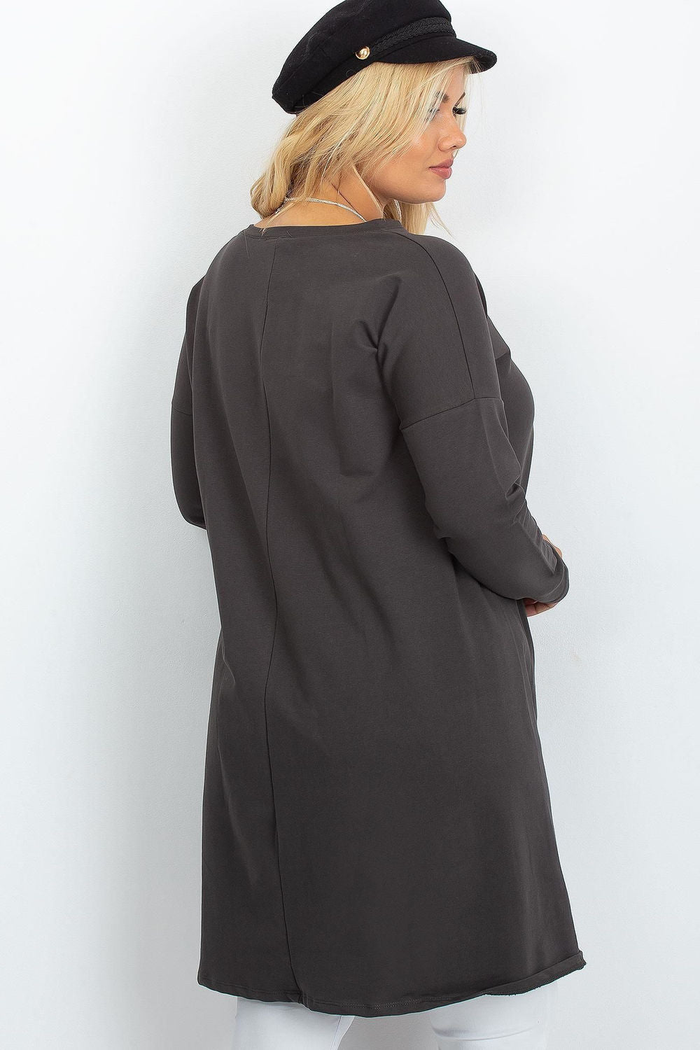 Tunique grande taille femme Relevance — gris