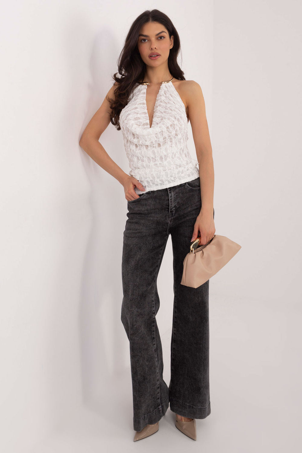 Maillot de bain femme Italy Moda Top Top — blanc