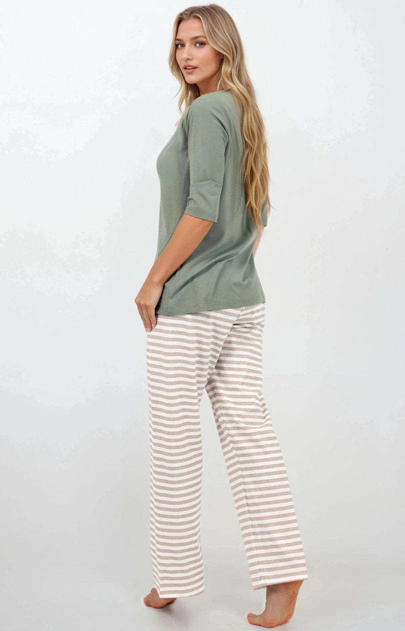 Pyjama femme Momenti Per Me — vert