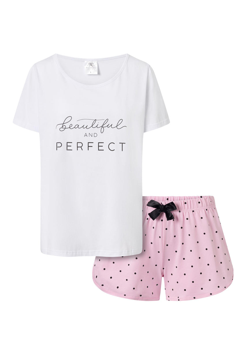 Pyjama femme Momenti Per Me — blanc