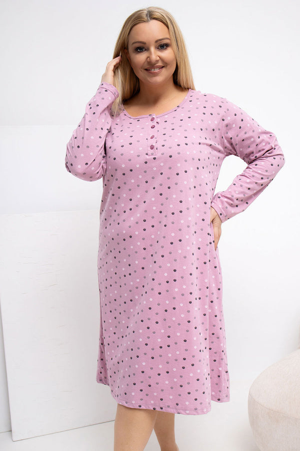 Chemise de nuit Plus Size femme Forever Pink — rosé