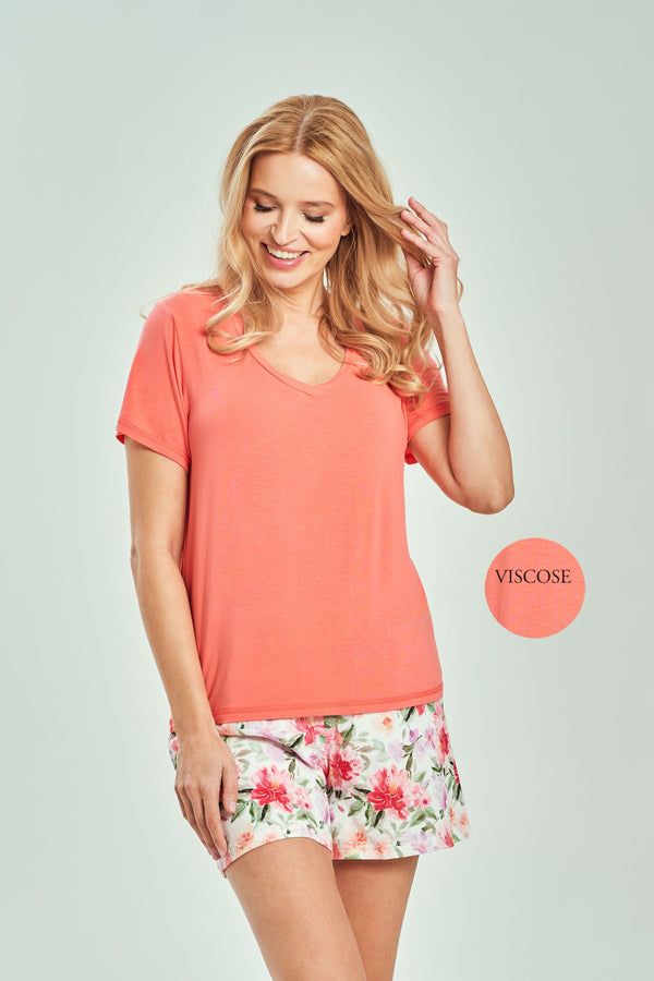 Pyjama femme Taro — orange