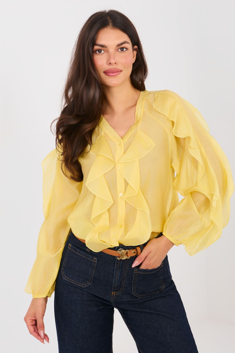 Blouse femme Factory Price — jaune