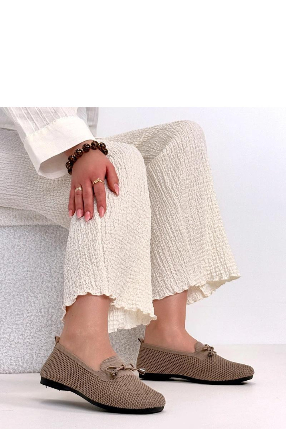 Moccasins femme Solea — beige