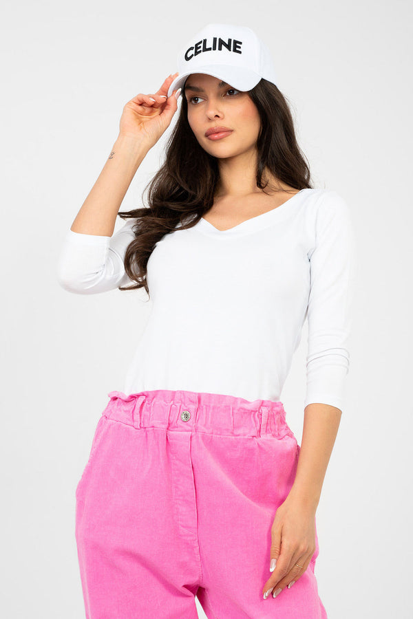Blouse femme Rue Paris Chemisier Chemisier — blanc