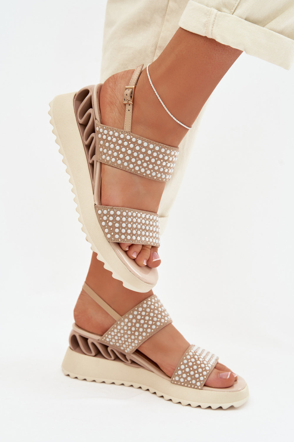 Sandales femme Step in style Cothurnes Cothurnes — beige