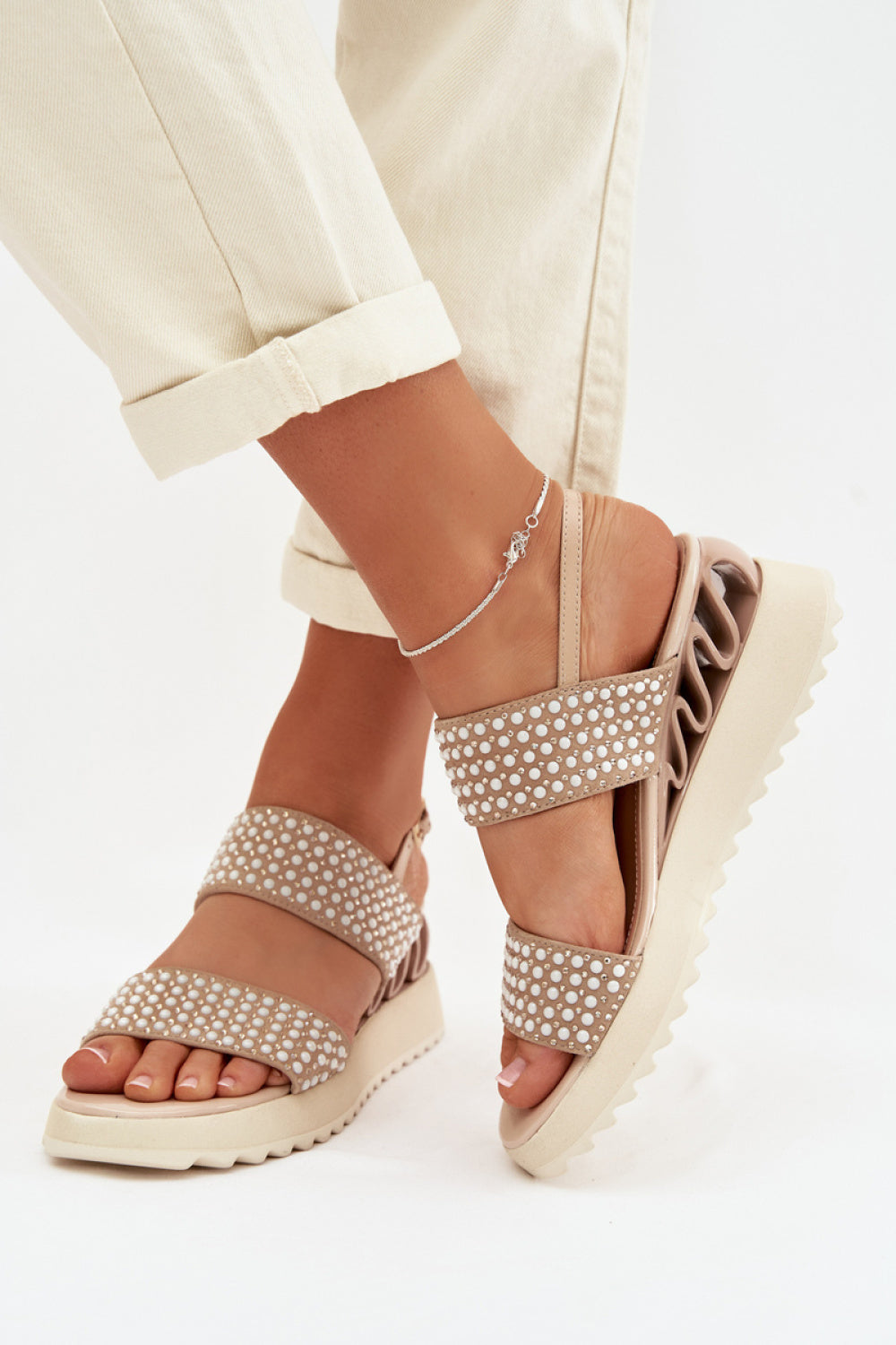 Sandales femme Step in style Cothurnes Cothurnes — beige