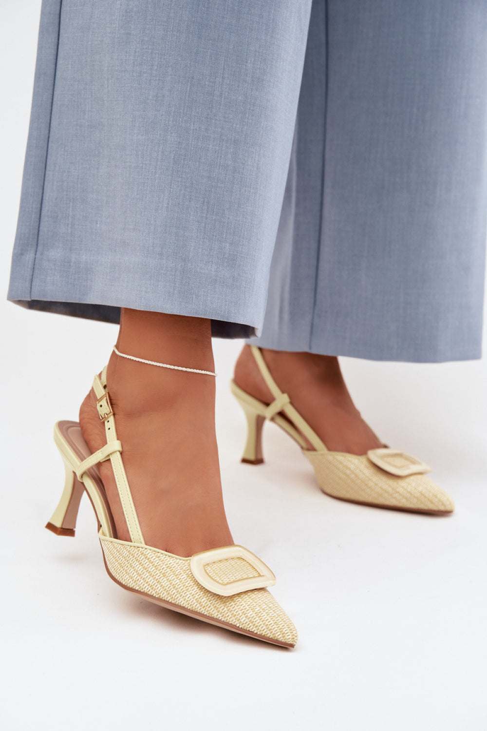 Sandales femme Step in style À Talons À — jaune