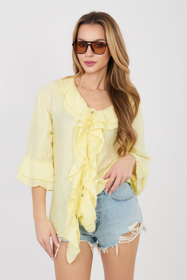 Blouse femme Italy Moda — jaune
