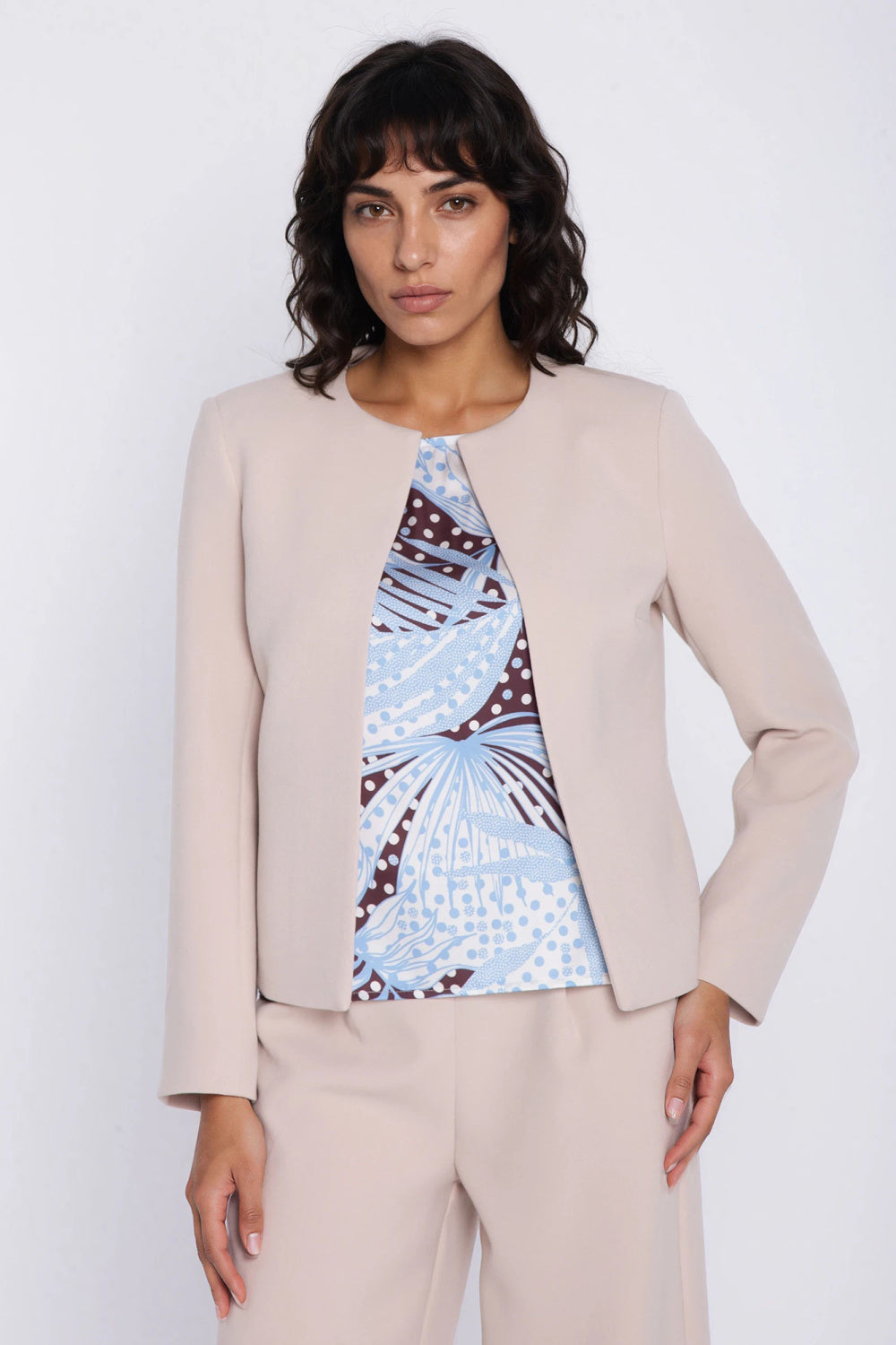 Blazer femme Nife — beige