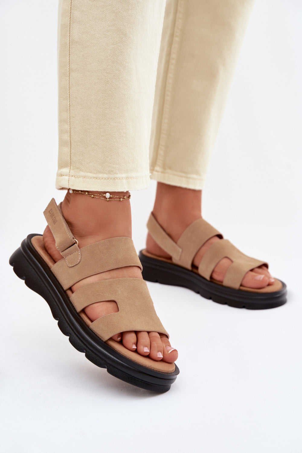 Sandales femme Step in style — beige
