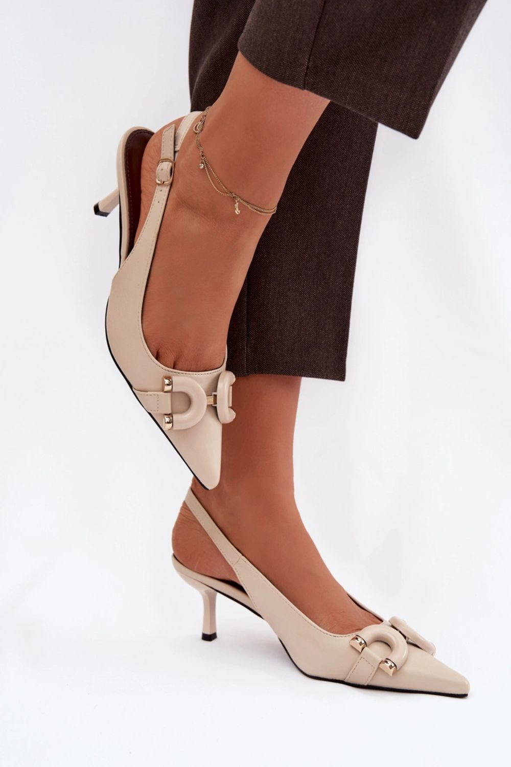 Sandales femme Step in style À Talons À — beige