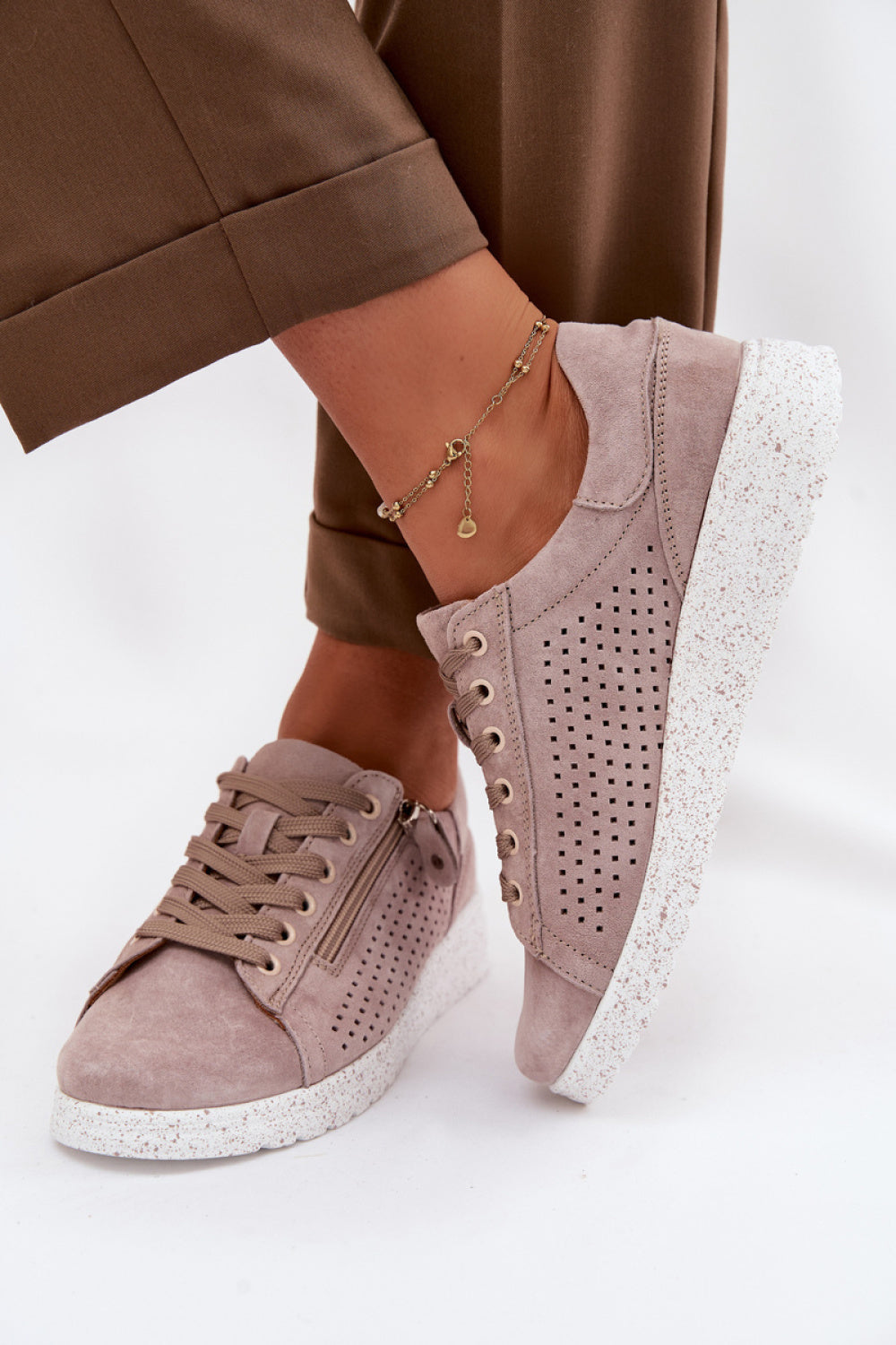 Bottes femme Step in style Chaussures Basses Chaussures — beige