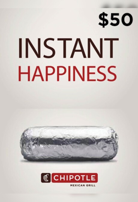 Chipotle Gift Card 50 USD - Chipotle Key - UNITED STATES