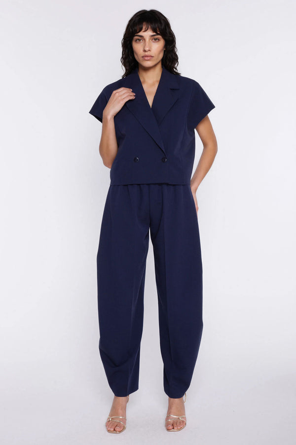 Chaussures à talons femme Nife Pantalon Pantalon — bleu marine