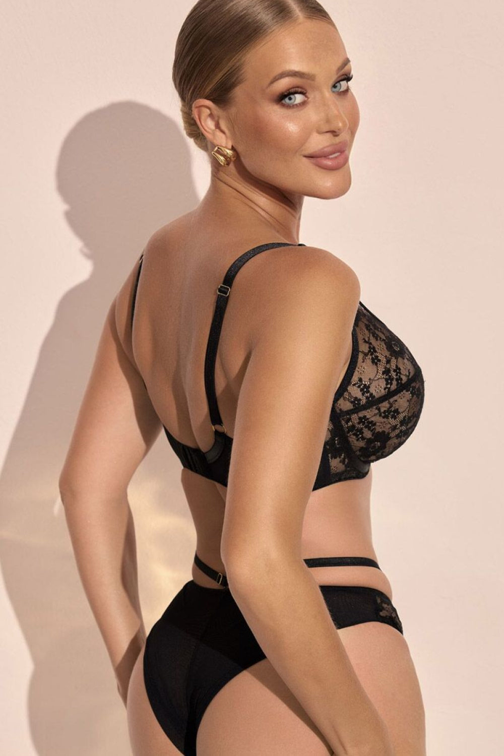 Soutien-gorge semi-soft femme Kinga Soft Soft — noir
