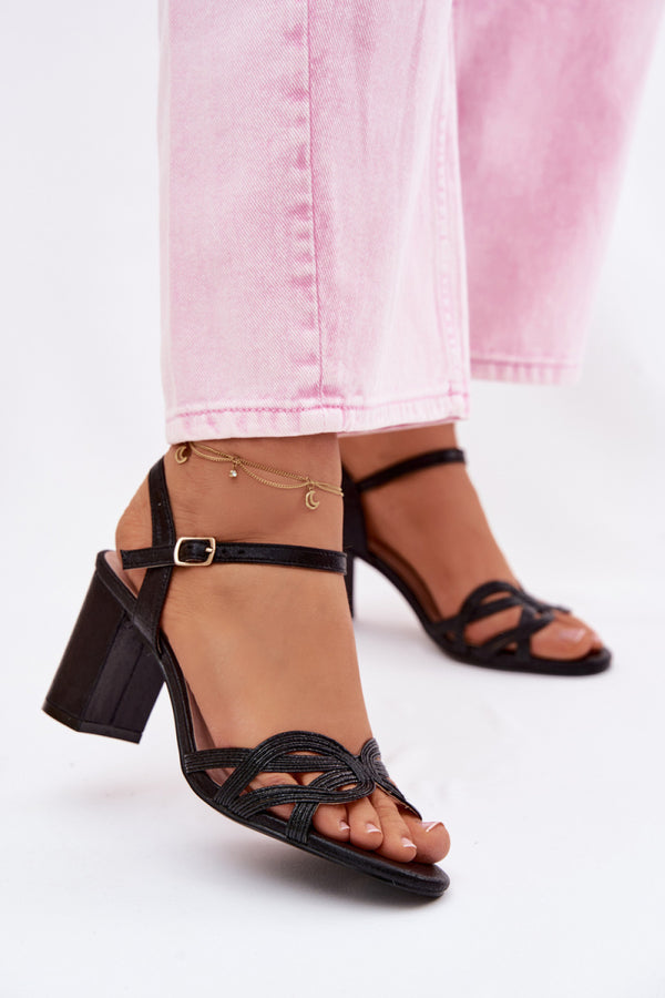 Sandales femme Step in style À Talons À — noir