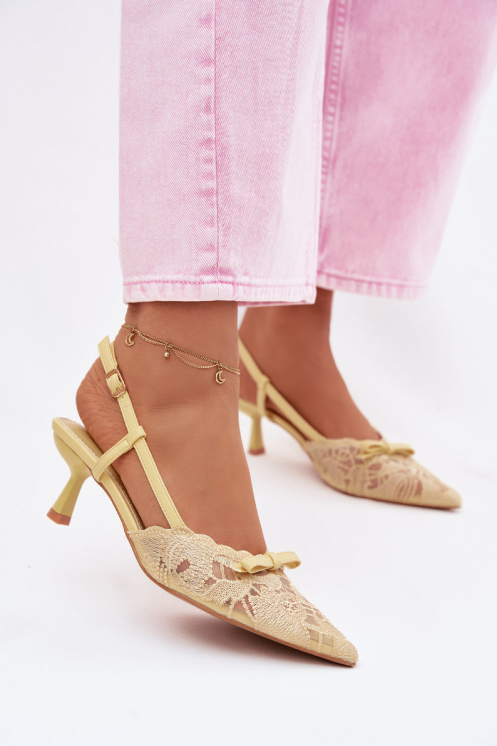 Sandales femme Step in style À Talons À — jaune