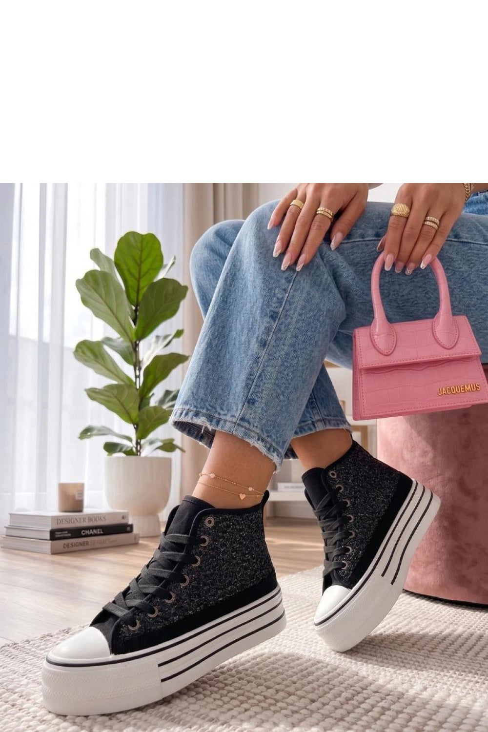 Baskets femme Solea À Plateforme À — noir