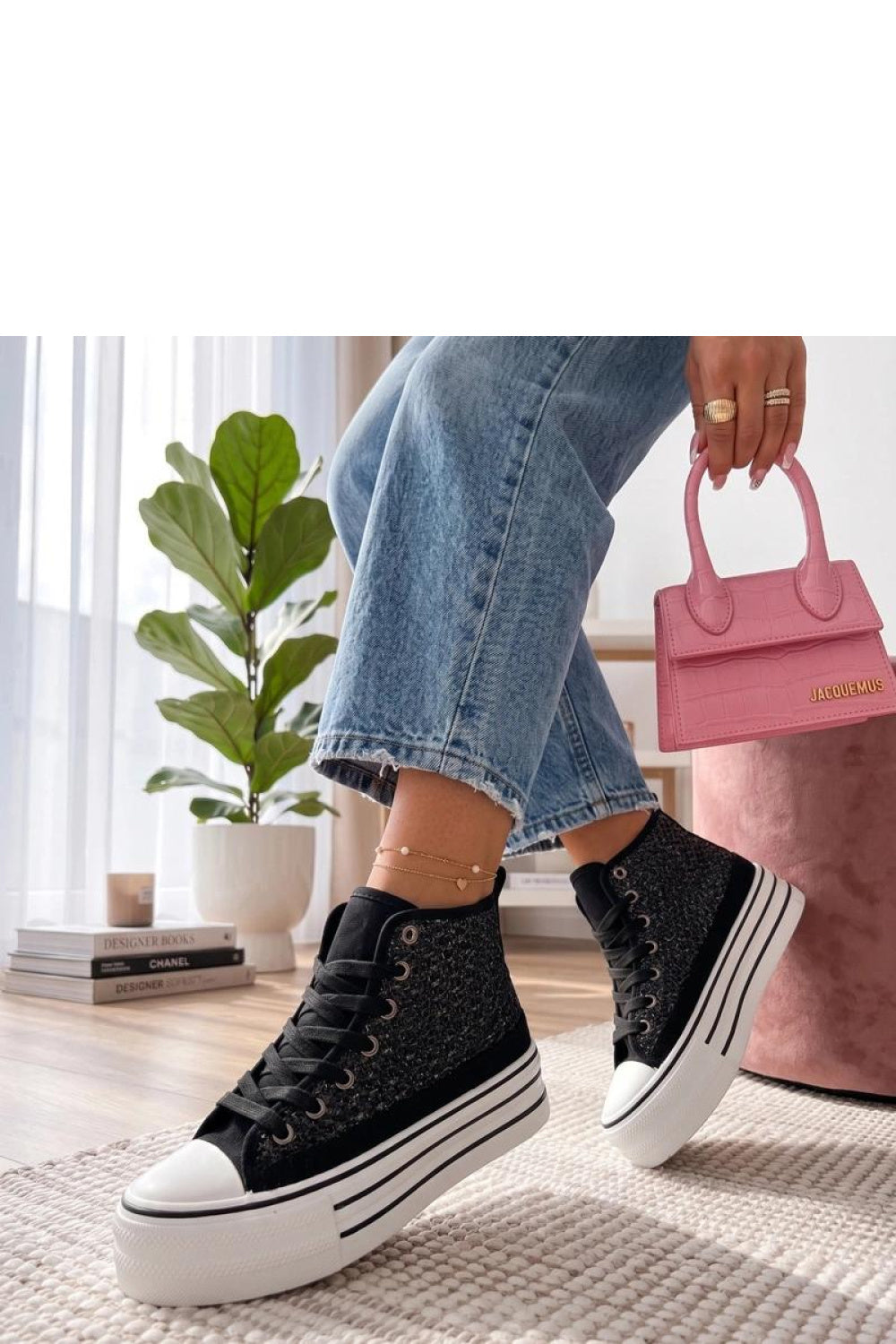 Baskets femme Solea À Plateforme À — noir