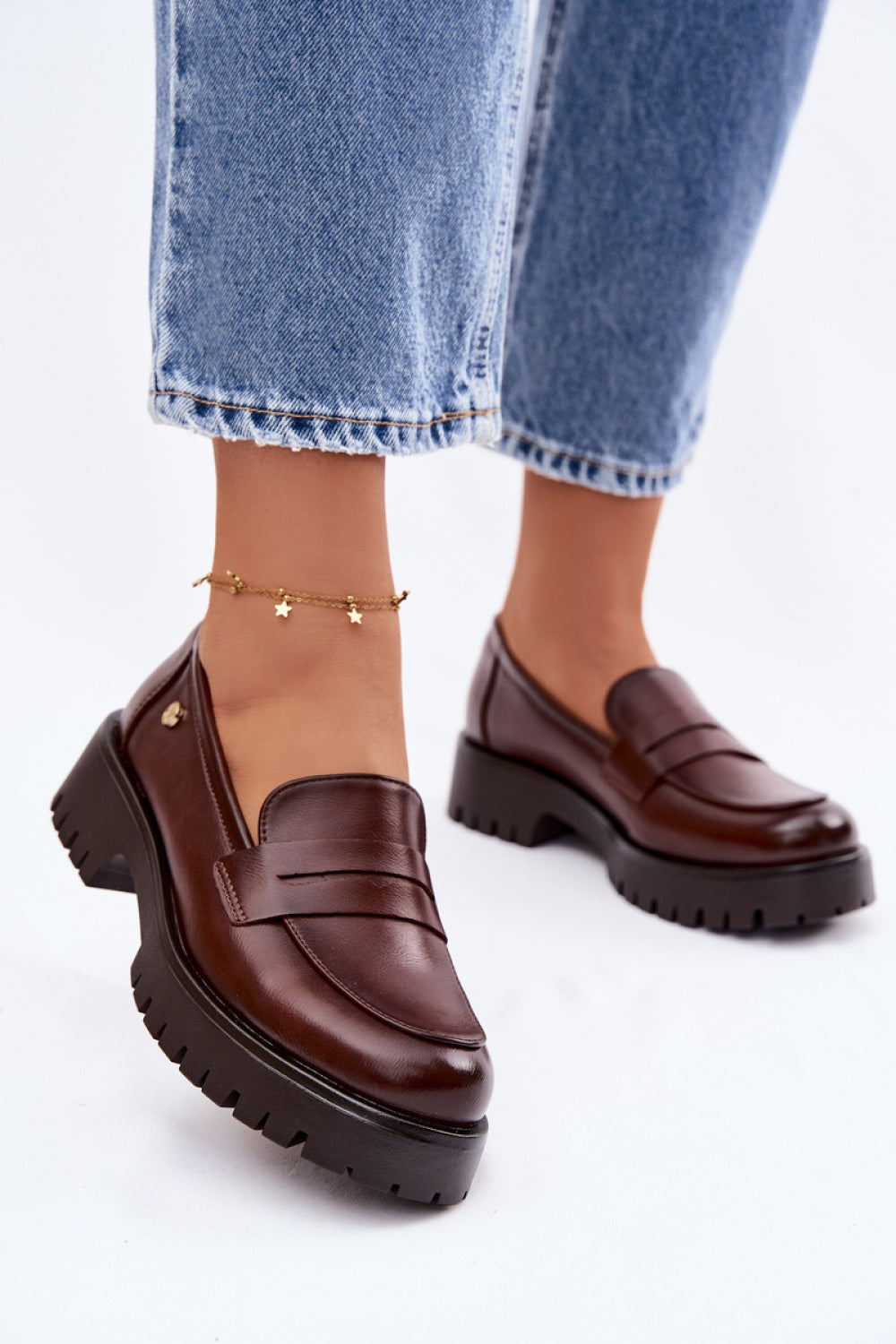 Moccasins femme Step in style — brun