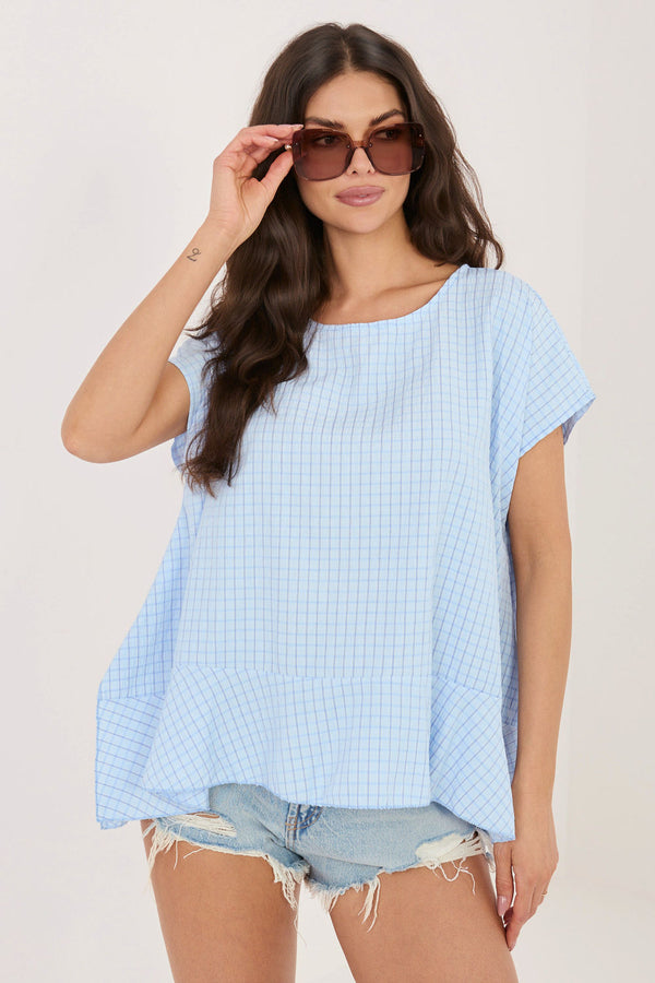 Blouse femme Italy Moda Chemisier Chemisier — bleu