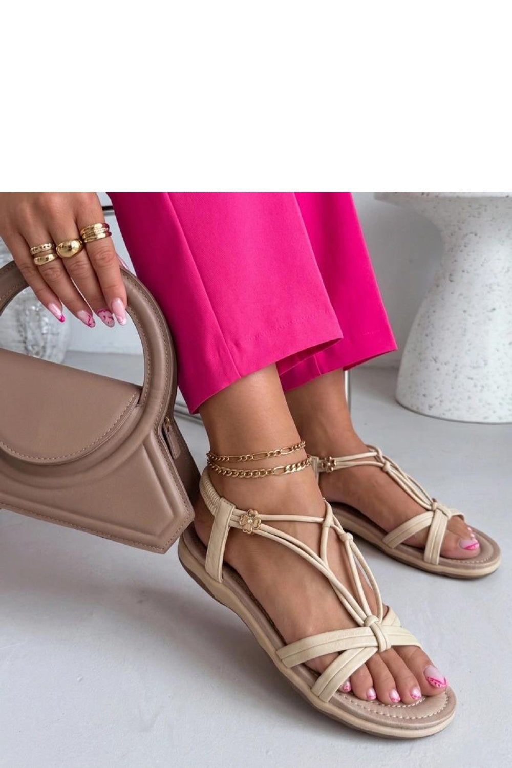 Sandales femme Solea — beige