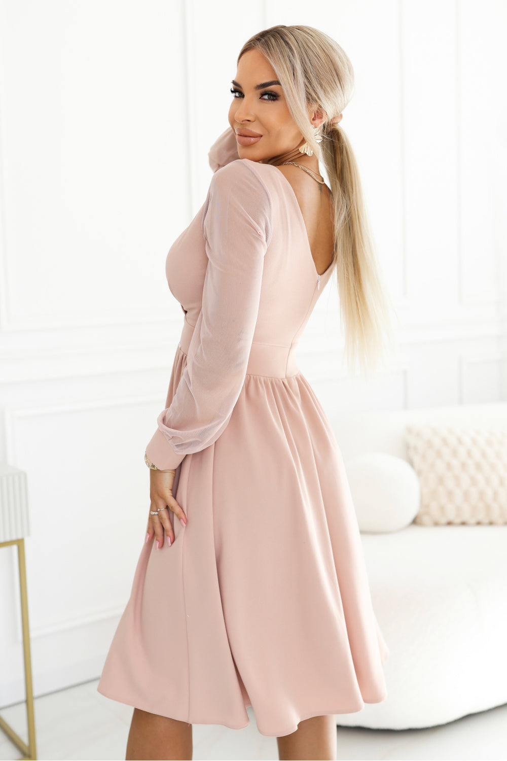 Robe femme Numoco De Soirée De — beige
