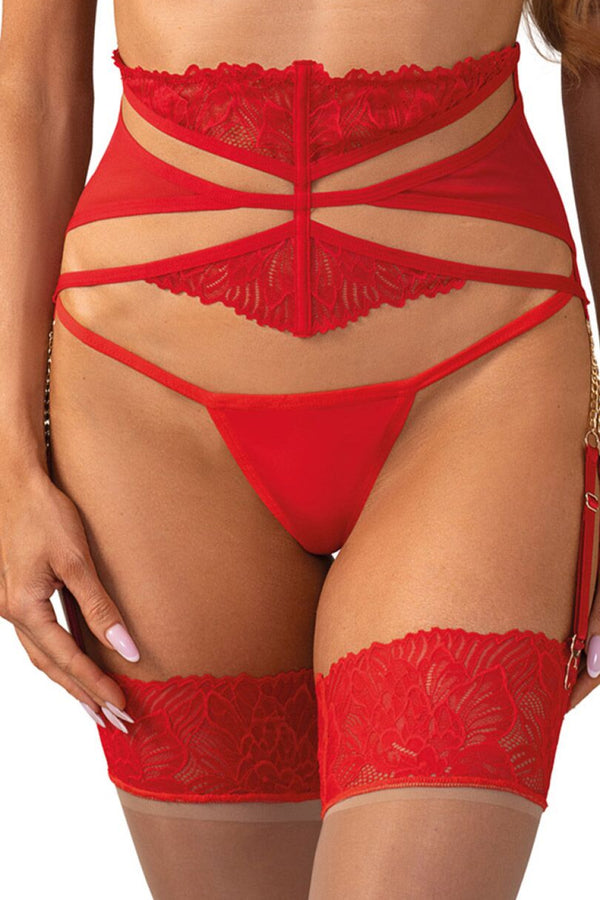 Corset femme Obsessive Ceinture Ceinture — rouge