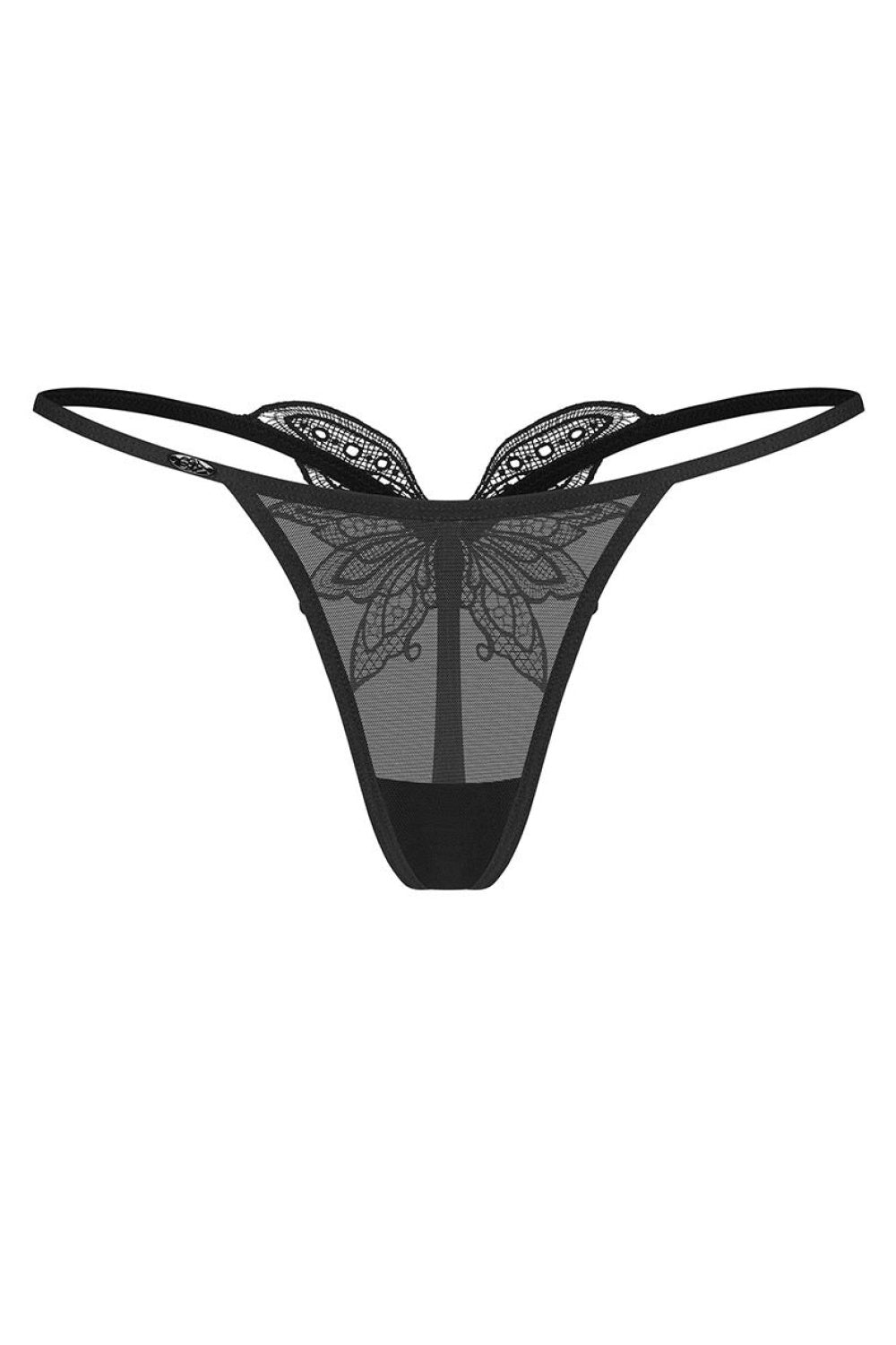 String femme Obsessive Strings Strings — noir