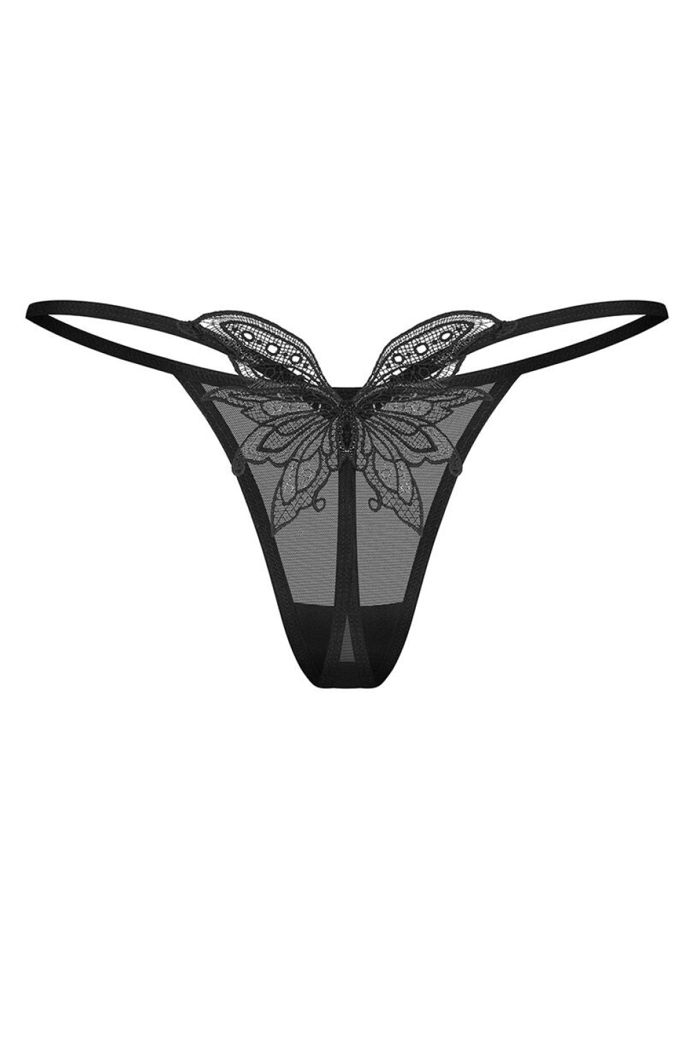 String femme Obsessive Strings Strings — noir