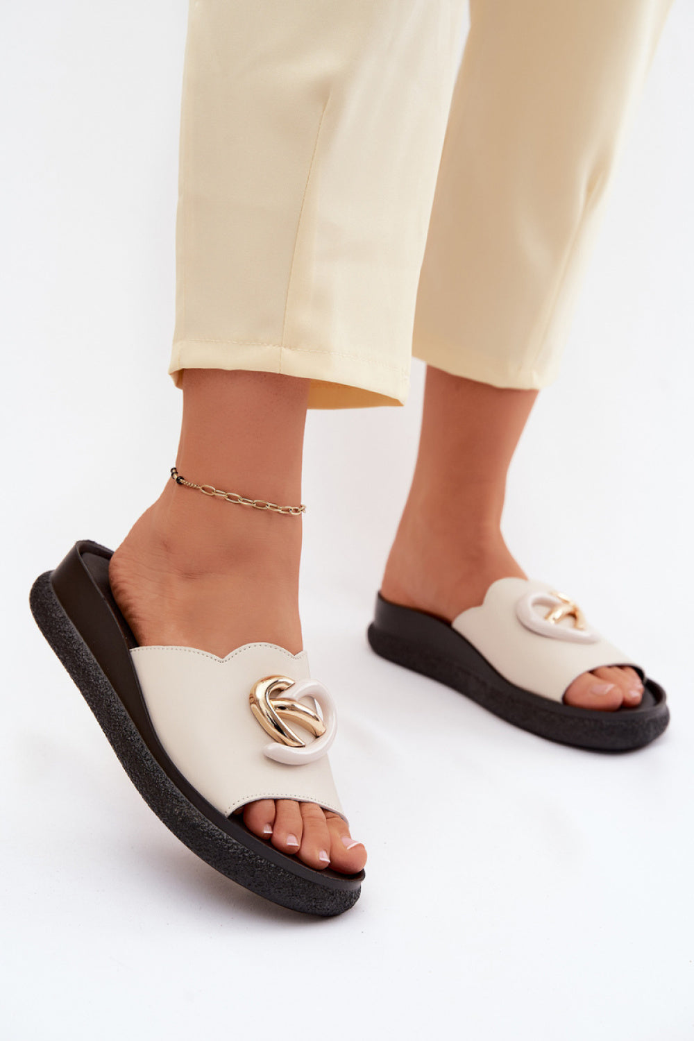 Sandales femme Step in style Cothurnes Cothurnes — beige