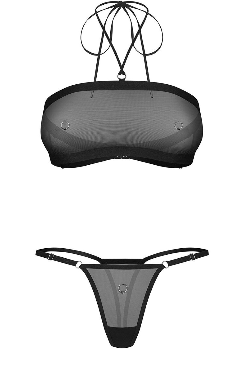 Ensemble lingerie femme Obsessive L Ensemble Sexy — noir