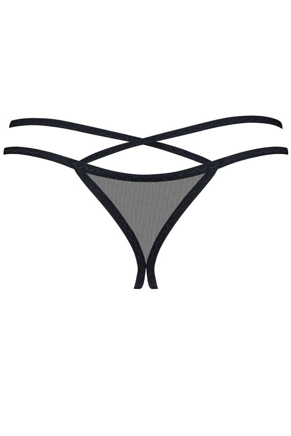 String femme Obsessive Strings Strings — noir