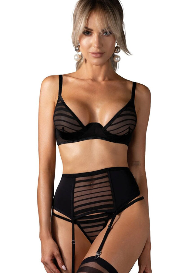 Ensemble lingerie femme Obsessive L Ensemble Sexy — noir