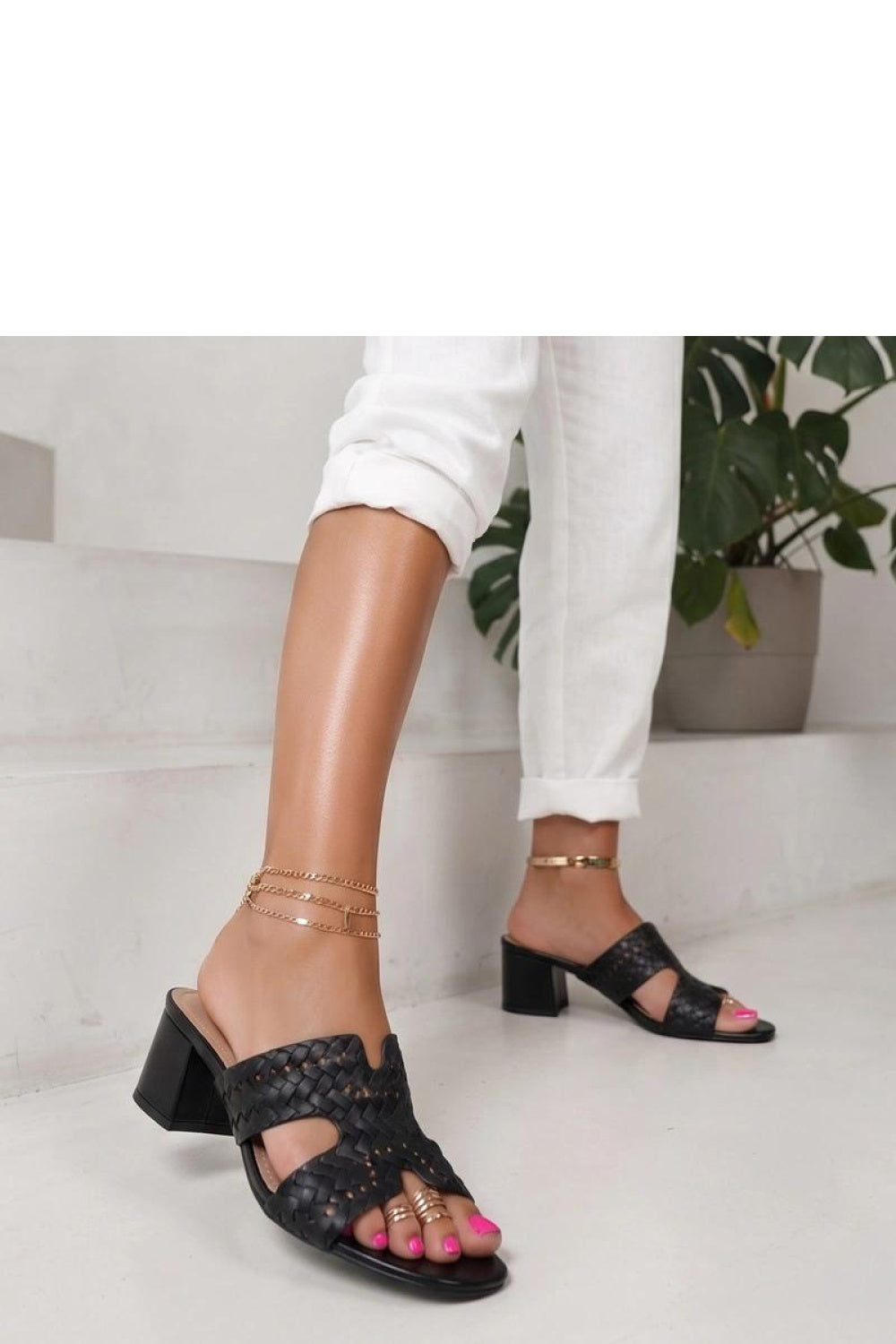 Sandales femme Solea Des Mules À — noir