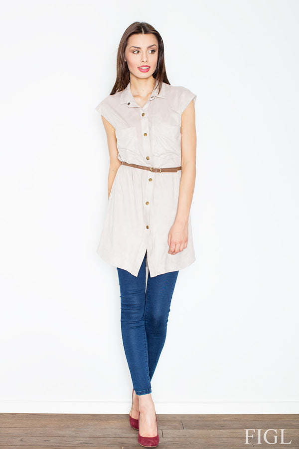Robe femme Figl De Jour De — beige