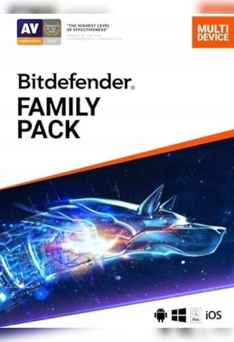 Bitdefender Family Pack (PC, Android, Mac, iOS) 15 Devices, 3 Years - Bitdefender Key - (D-A-CH)