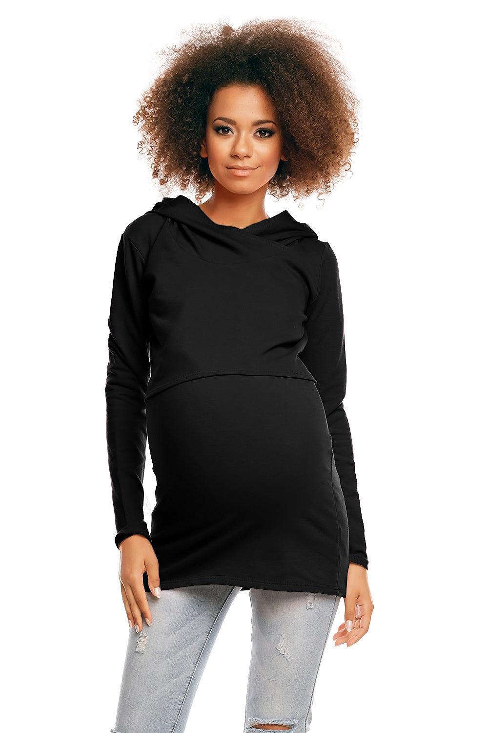 T-shirt femme PeeKaBoo — noir