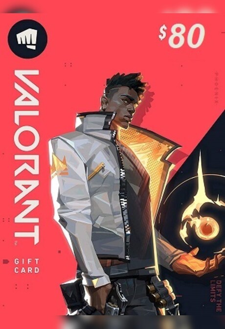 VALORANT Gift Card 80 USD - Riot Key - LATAM