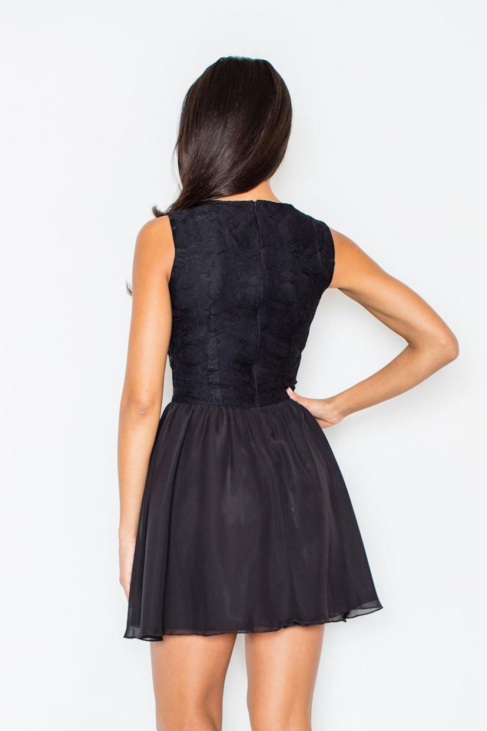 Robe femme Figl Courte Courte — noir