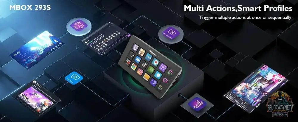 🎛️ Stream Deck Mini – Clavier Visuel 15 Touches LCD Personnalisables | Win / macOS - Legeekshop