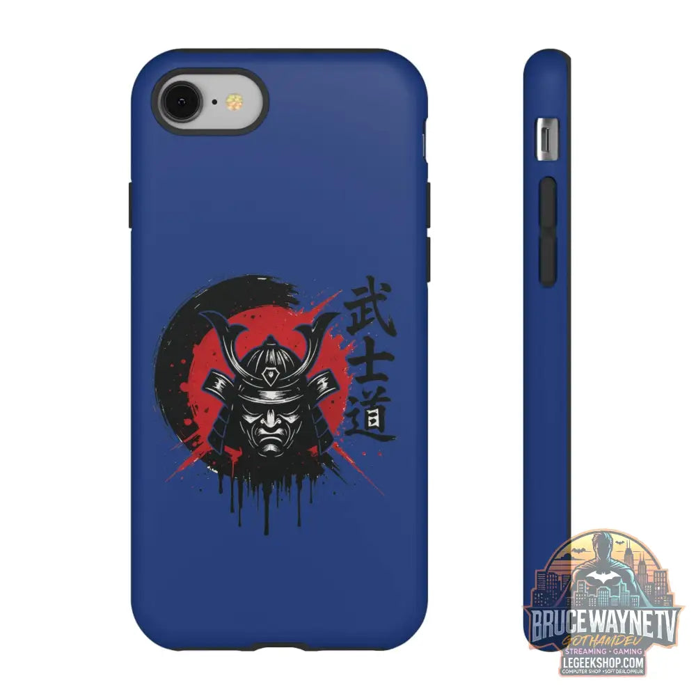 📱 samurai phone case Bleue foncé – coque renforcée iPhone 📱 - Legeekshop