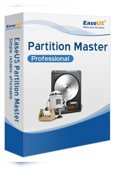 EaseUS Partition Master Professional (PC) 2 Devices, Lifetime - EaseUS Key - GLOBAL