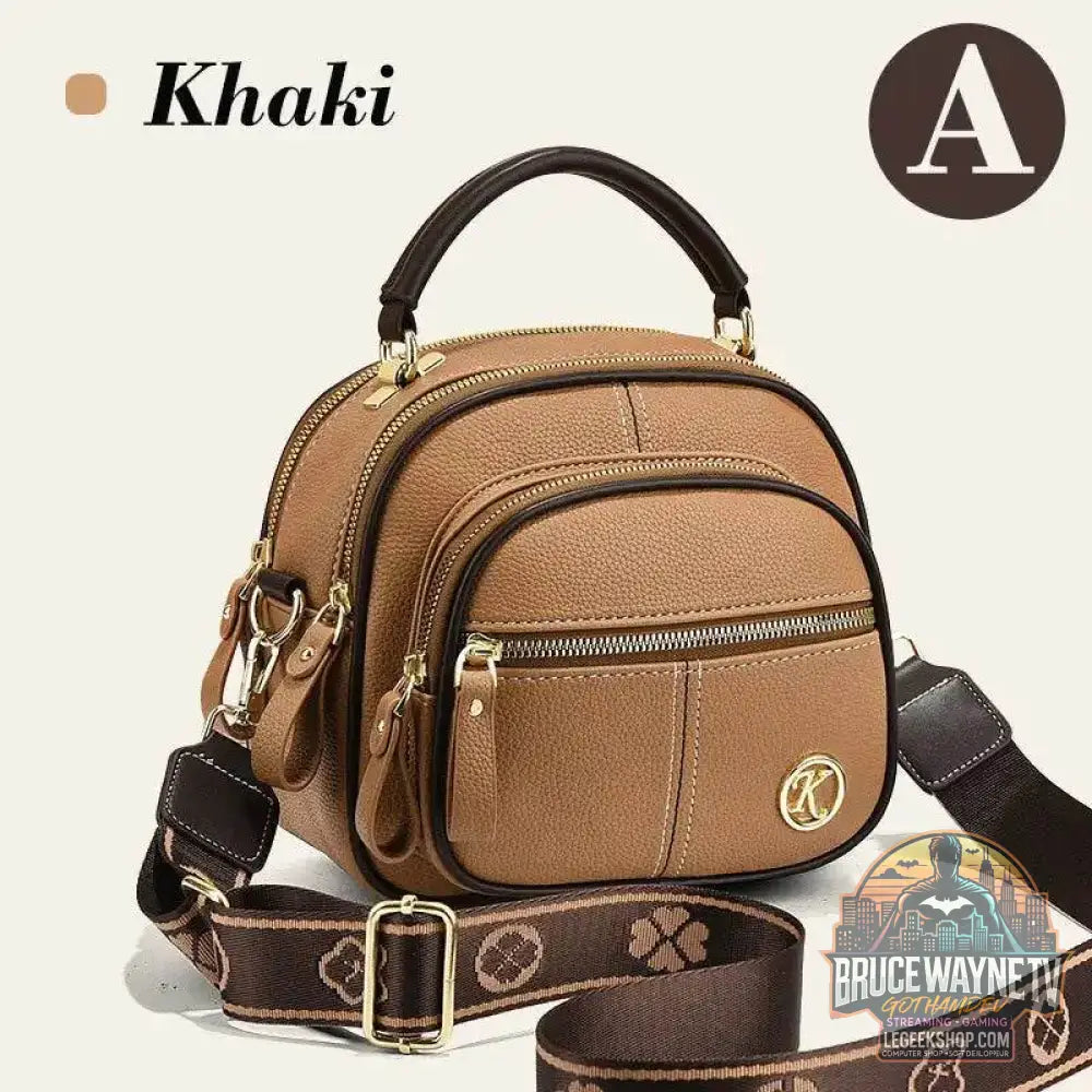 👜 sac bandoulière cuir PU multifonctionnel à large sangle réglable 👜 - Legeekshop