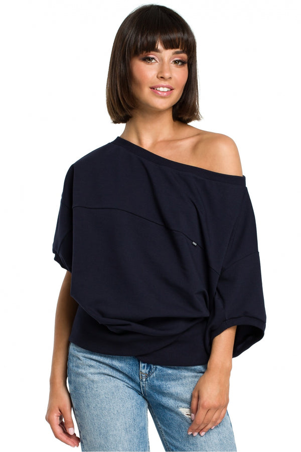 T-shirt femme BeWear Sweatshirt Sweatshirt — bleu marine