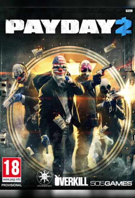 PAYDAY 2 + Mask of the Moon and Borsuk Masks Steam Key GLOBAL