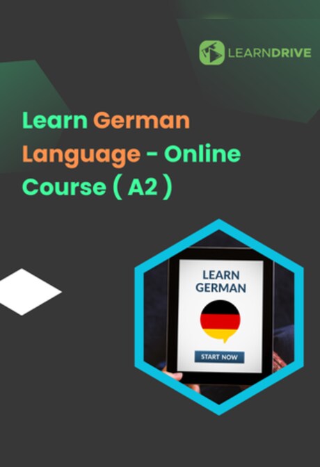 Learn German A2 Language Course - Beginner and Intermediate Level - LearnDrive Key - GLOBAL