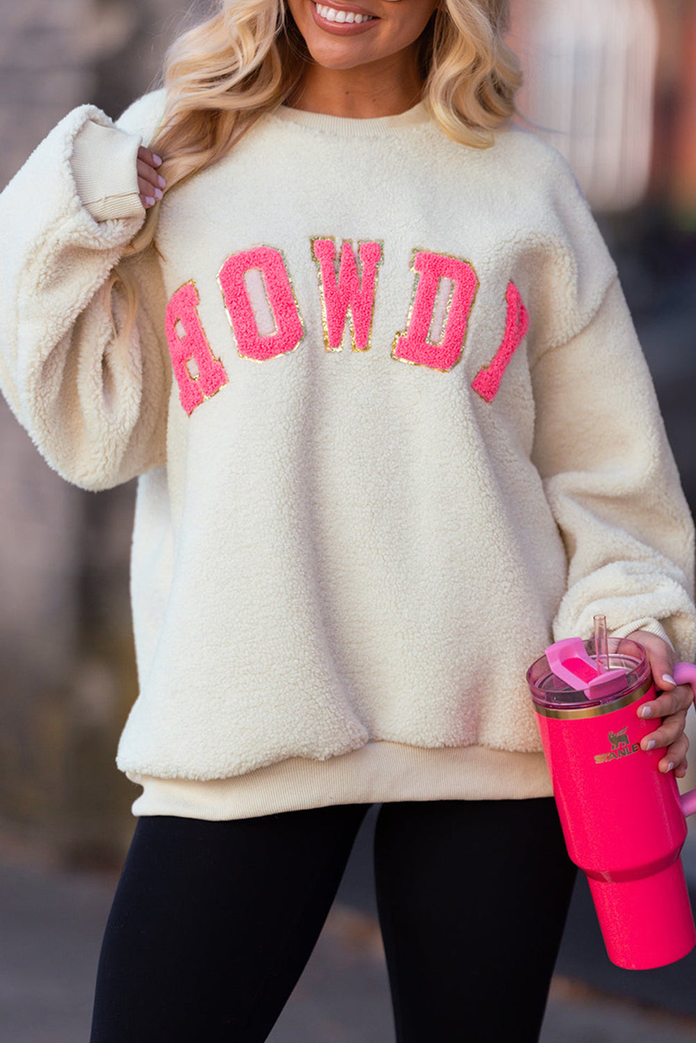 Sweat femme — beige