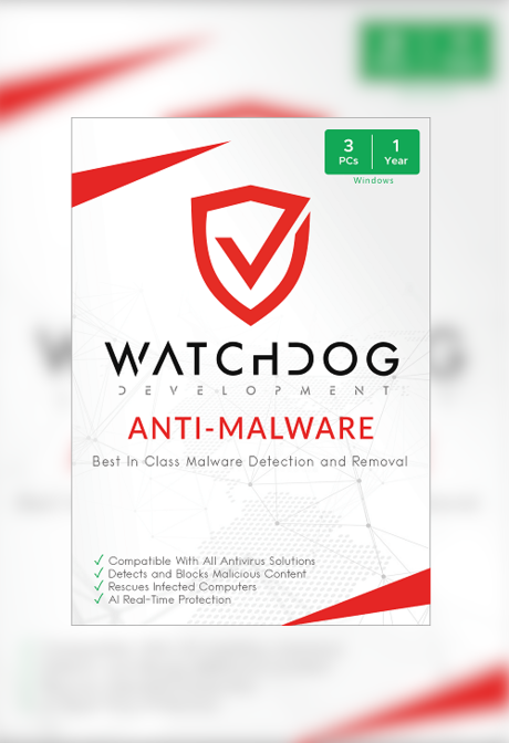 Watchdog Anti-Malware 3 PC 1 Year - Key - GLOBAL